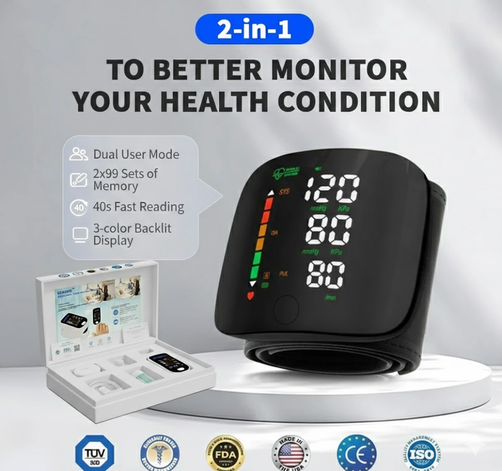 🏆LAST DAY SALE 60% OFF⏰SEAGRIL™ Gen-2 Smart Glucose Monitor-99.9% Accuracy + Exclusive Gift ✅TGA Approved