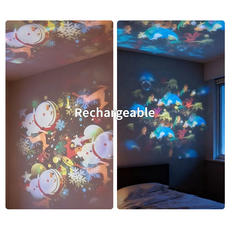 🎁2026 Hot Sale🔥Dynamic Rotating LED Projector Light