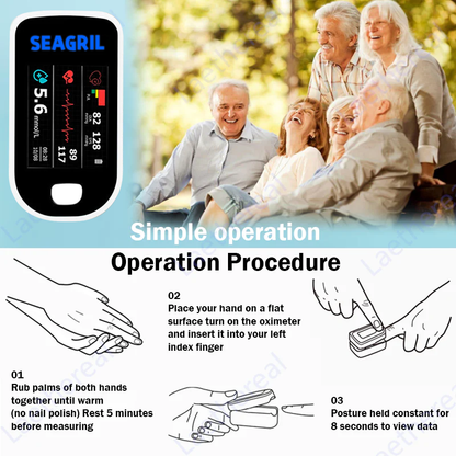 🏆LAST DAY SALE 60% OFF⏰SEAGRIL™ Gen-2 Smart Glucose Monitor-99.9% Accuracy + Exclusive Gift ✅TGA Approved